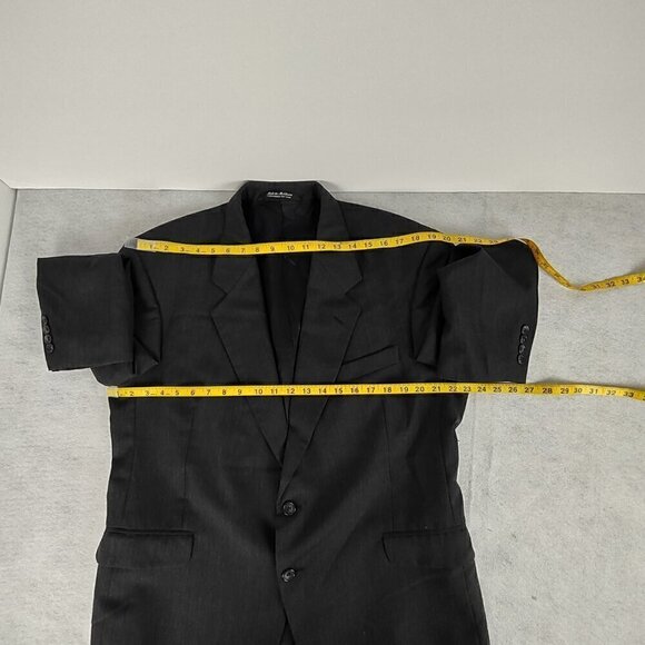 Kilburne and Finch Men's Gray Two Button Wool Blend Suit Jacket, Size 44S - Picture 7 of 12